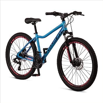 A versatile and affordable Schwinn High Timber Mountain Bike, perfect for beginners and intermediate riders tackling diverse terrains.