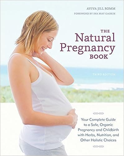 Cover image of 'The Natural Pregnancy Book, Third Edition: Your Complete Guide to a Safe, Organic Pregnancy and Childbirth with Herbs, Nutrition, and Other Holistic Choices' by Dr. Aviva Jill Romm. The book is the featured resource for our blog post on overcoming pregnant insomnia, providing valuable insights into natural and holistic approaches to a restful pregnancy.