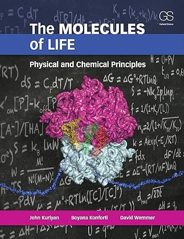 Cover of the book 'The Molecules of Life: Physical and Chemical Principles' by John Kuriyan, Boyana Konforti, and David Wemmer. Featured product for the blog post 'Top 10 Astonishing Impacts of Phosphorylation Protein on Your Health'.