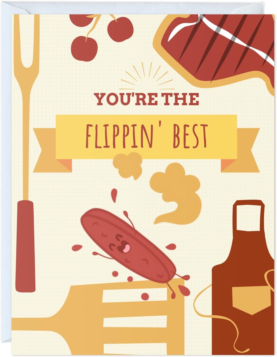 Elegant Father's Day card design with heartfelt message.