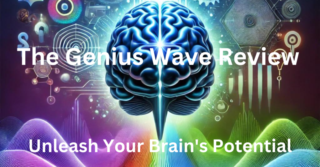 A vibrant conceptual image for The Genius Wave Review showcasing brain activation.