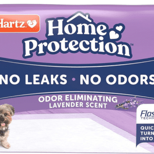 Hartz Home Protection Gel Pads with lavender scent, designed to prevent leaks and odors.