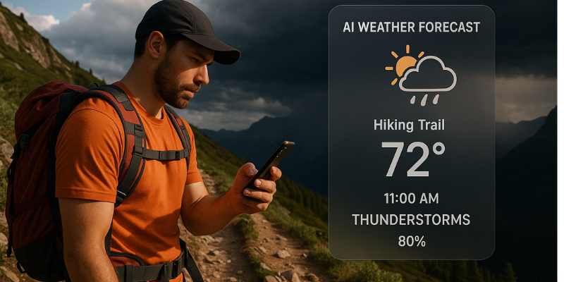 AI Weather Prediction for Hiking