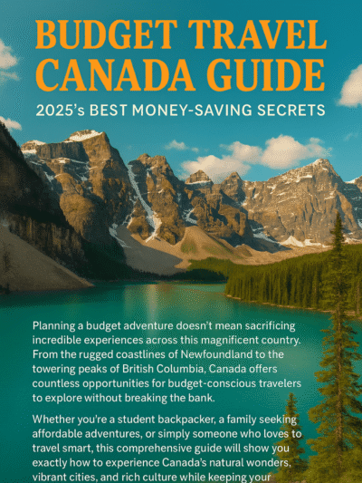 Budget Travel Canada Guide